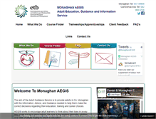 Tablet Screenshot of monaghanadulteducationguidance.ie